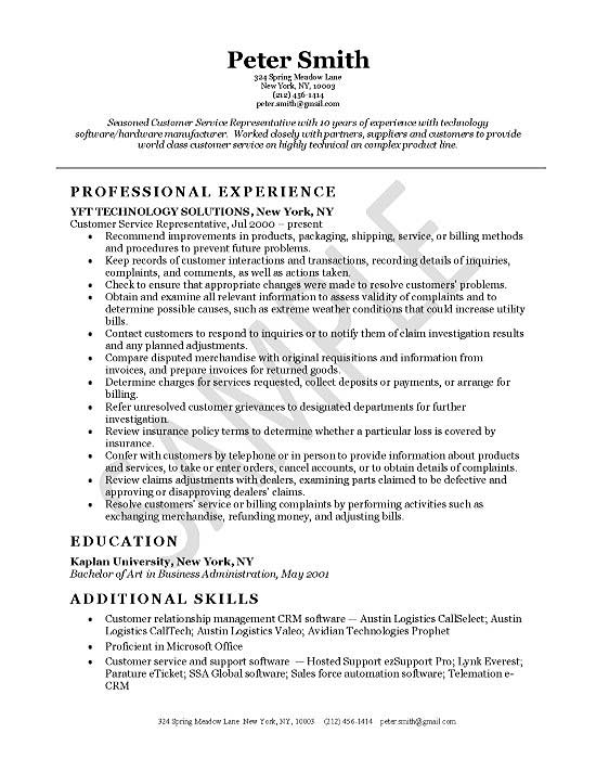 Oct 31, 2012. Following is an example of a customer service representative with no practical.  Banking Customer Service Representative Resume Sample .