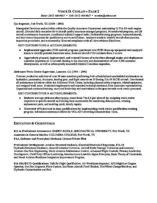 Professional military resume templates