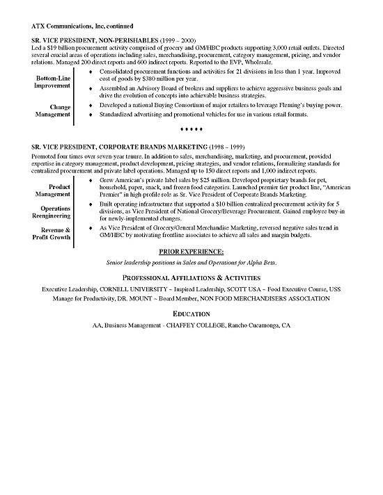 Resume retail resume template