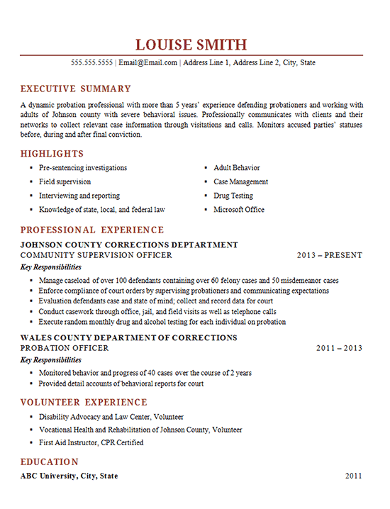 correctional officer cover letter sample corrections